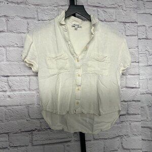 Madewell White Blouse